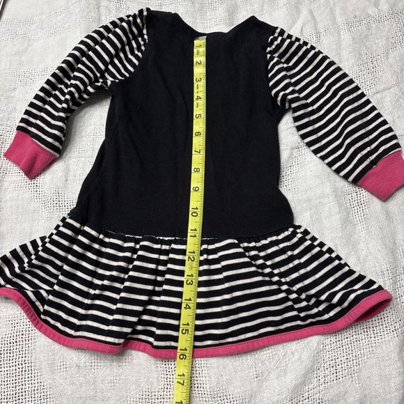 Buster Brown vintage 1980s toddler long sleeve girl dress 2T with bow - Picture 14 of 16